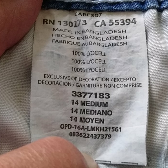 Lyocell Stretch Comfort Waist Crop Ankle Pants 14M - Picture 2 of 10